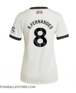 Günstige Manchester United Bruno Fernandes #8 3rd trikot Damen 2024-25 Kurzarm